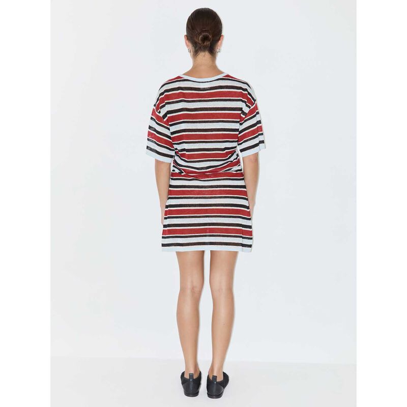 Zulu & Zephyr Bold Stripe T-Shirt Knit Dress image number 1